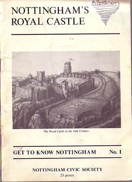 \ NOTTINGHAM'S ROYAL CASTLE by Andrew Hamilton front book cover image