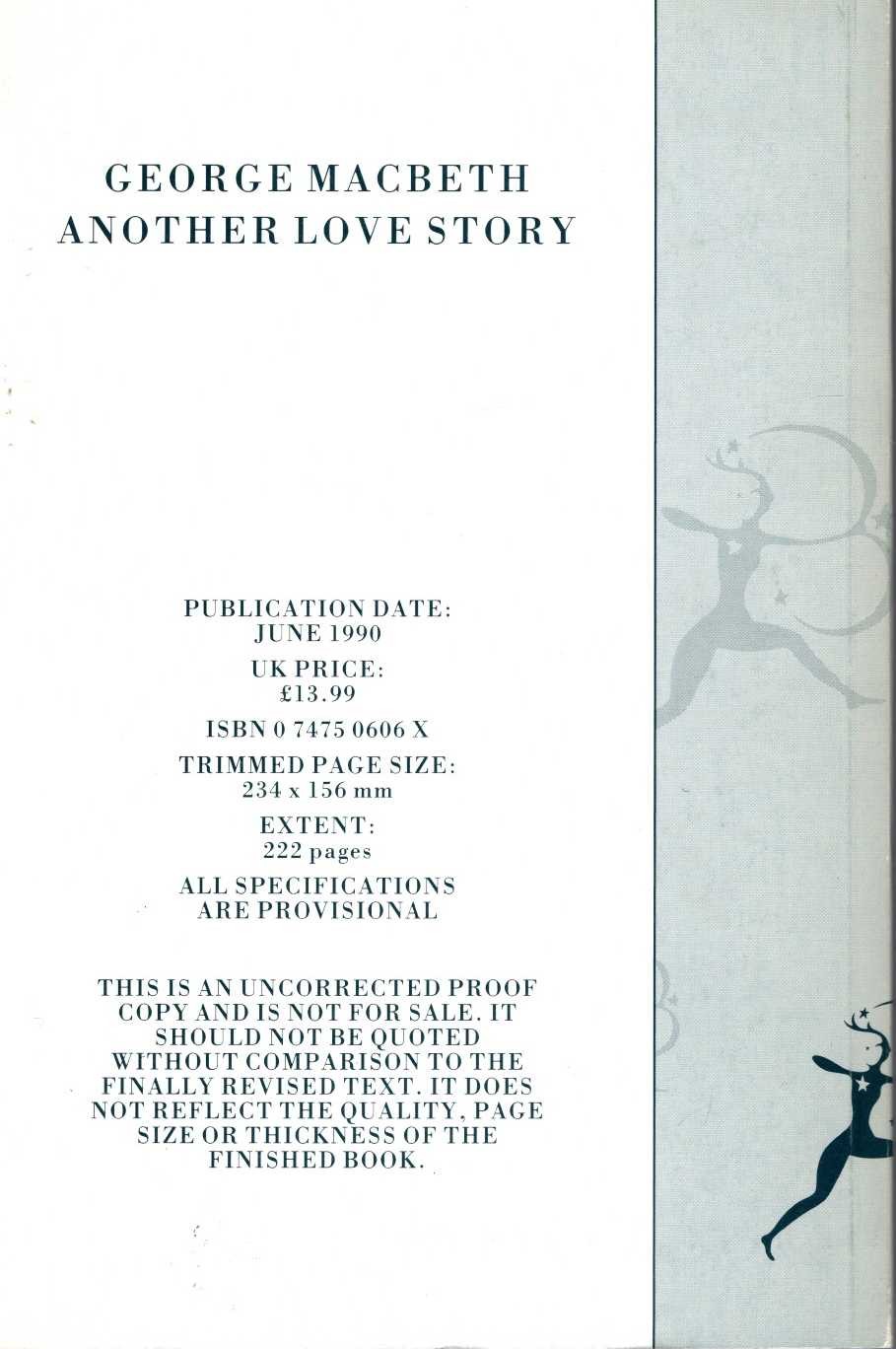 ANOTHER LOVE STORY magnified rear book cover image