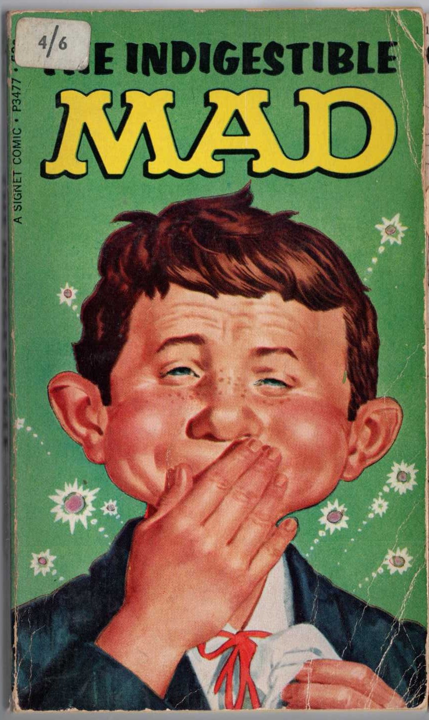 Books Mad  THE INDIGESTIBLE MAD front book cover image