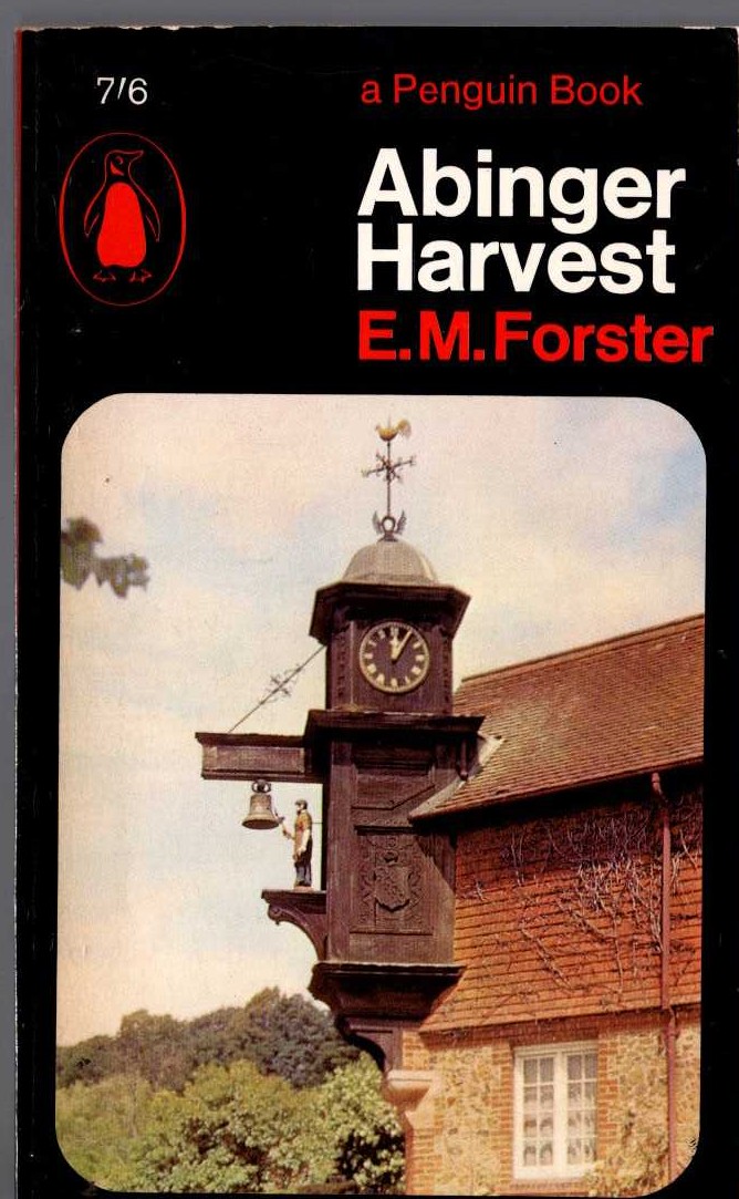 E.M. Forster  ABINGER HARVEST front book cover image