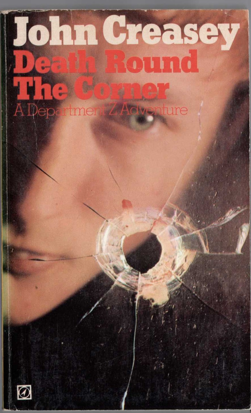 John Creasey  DEATH ROUND THE CORNER (Department 'Z') front book cover image