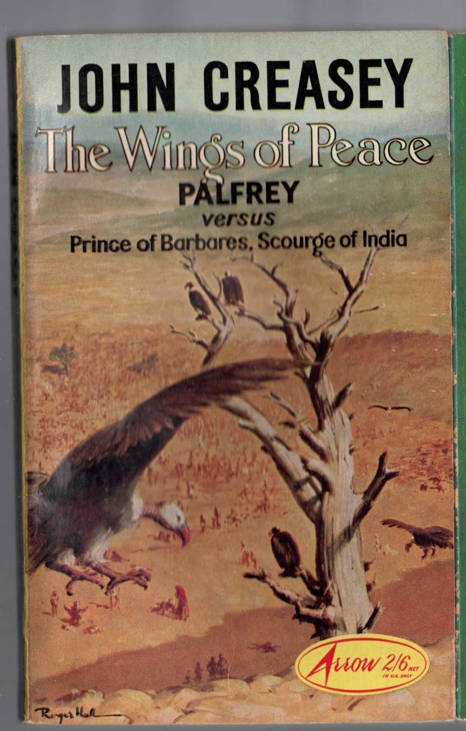 John Creasey  THE WINGS OF PEACE (Dr. Palfrey) front book cover image