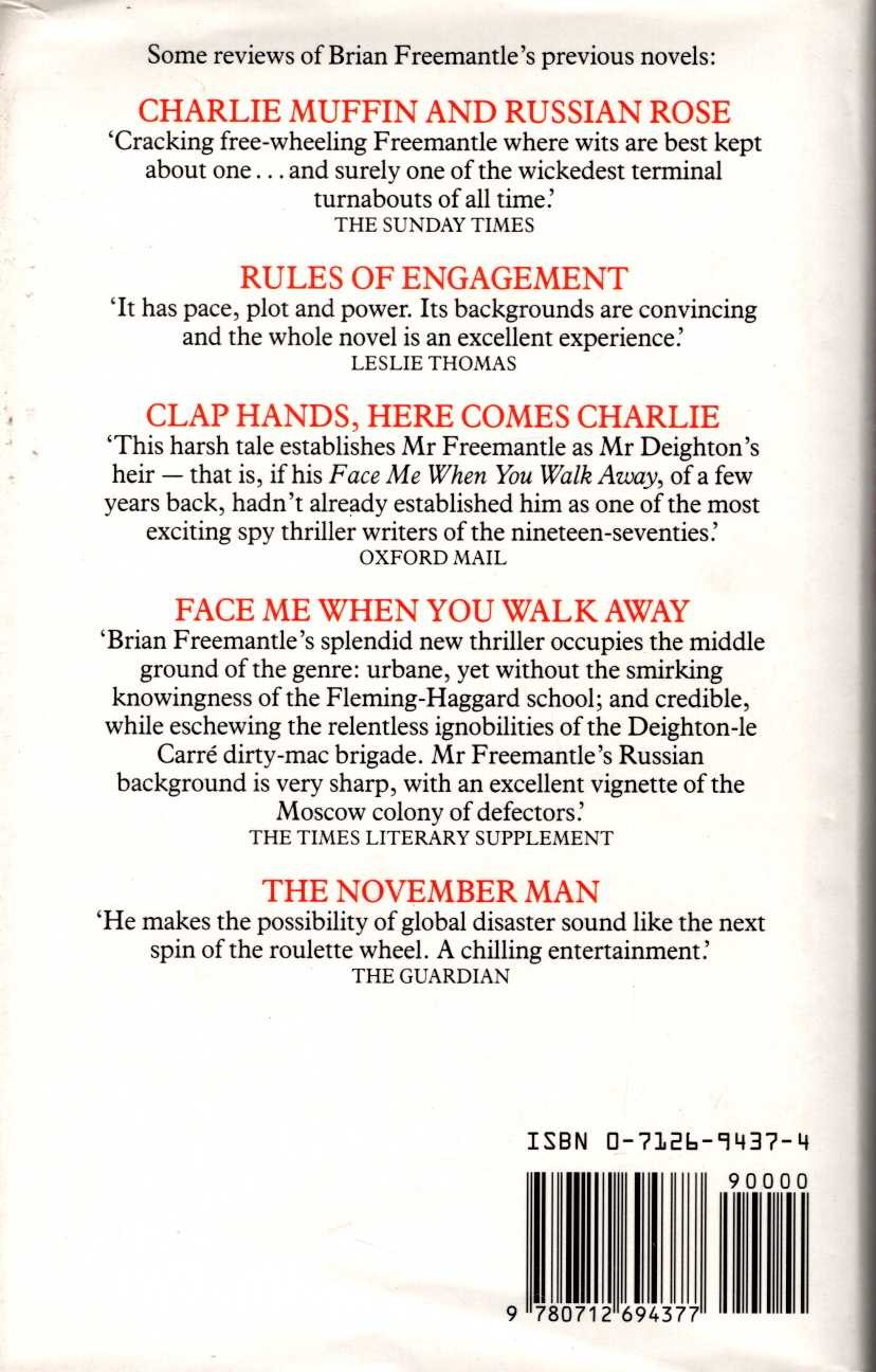 THE KREMLIN KISS magnified rear book cover image