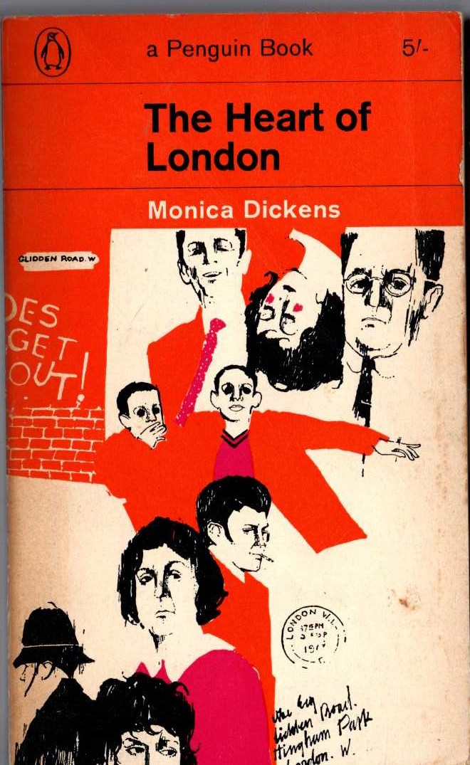 Monica Dickens  THE HEART OF LONDON front book cover image