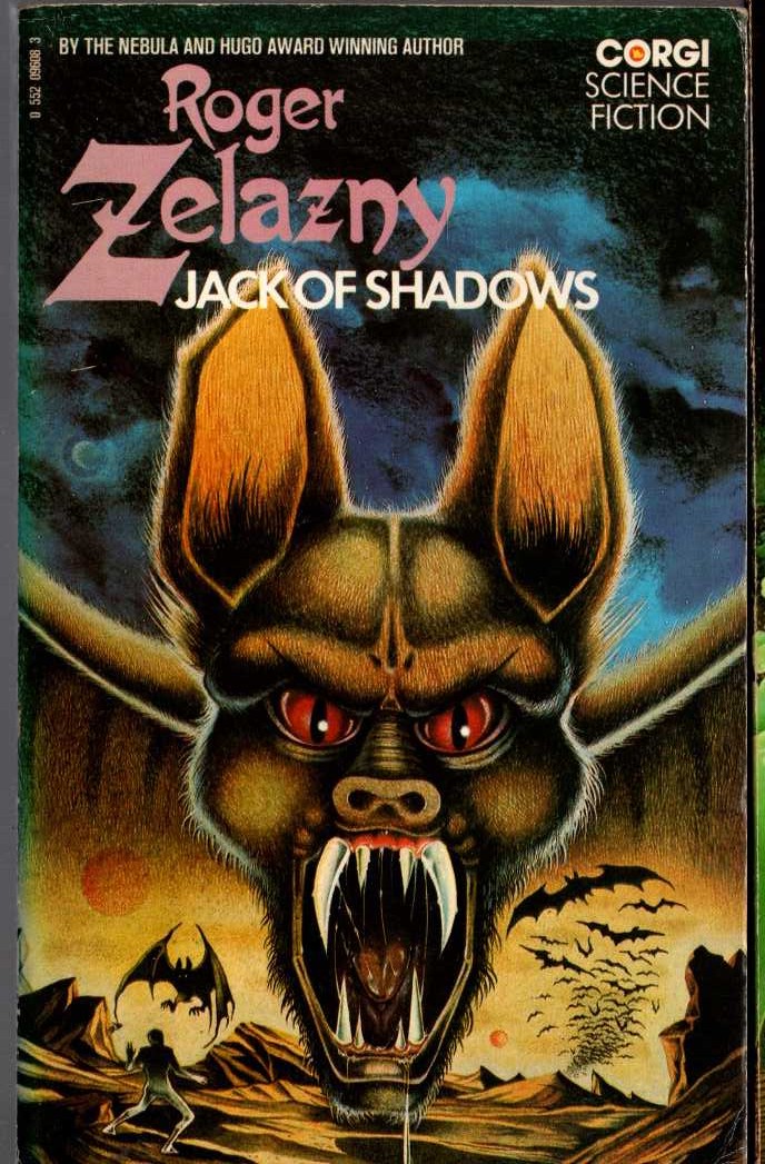Roger Zelazny  JACK OF SHADOWS front book cover image