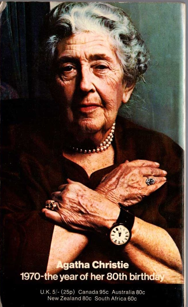 Agatha Christie  ENDLESS NIGHT magnified rear book cover image