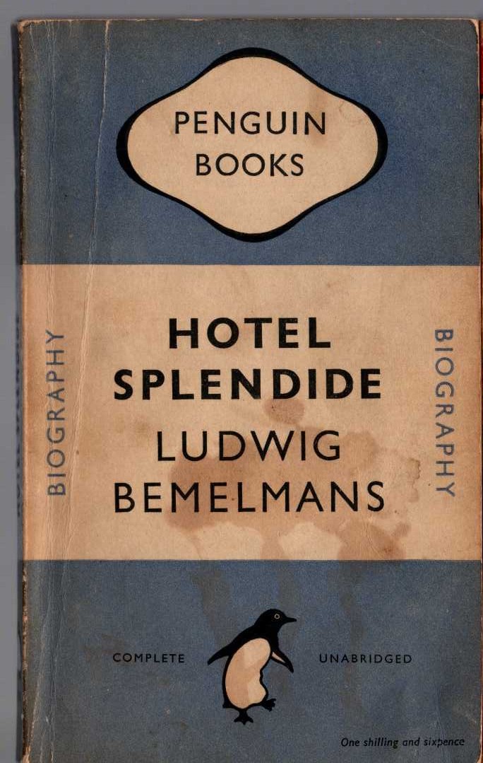 Ludwig Bemelmans  HOTEL SPENDIDE front book cover image