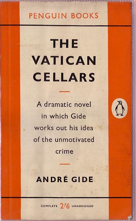 Andre Gide  THE VATICAN CELLARS front book cover image
