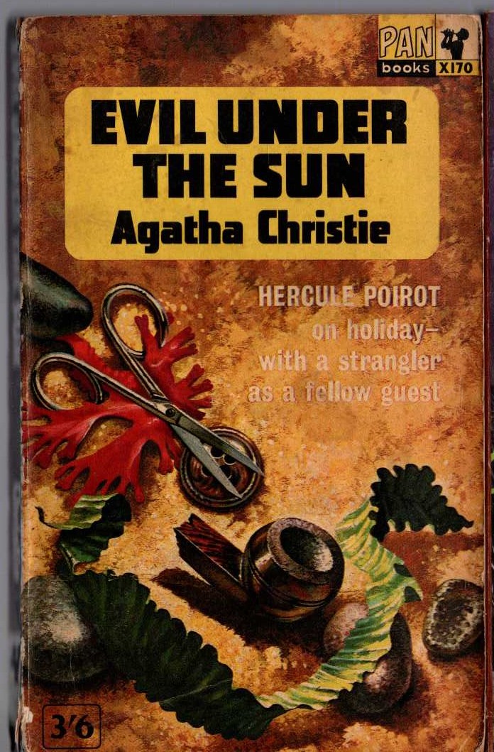 Agatha Christie  EVIL UNDER THE SUN front book cover image