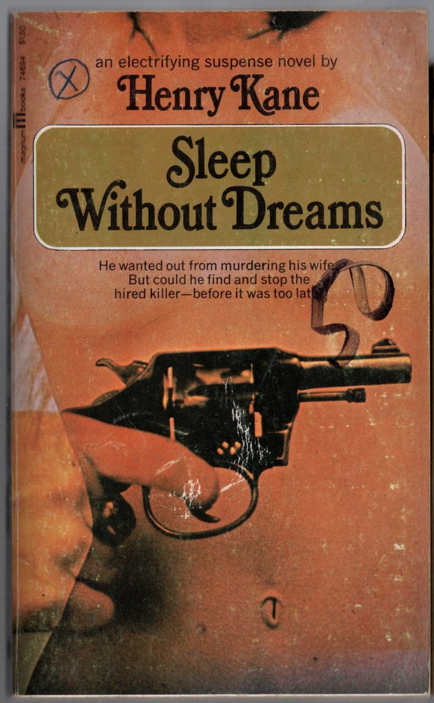 Henry Kane  SLEEP WITHOUT DREAMS front book cover image