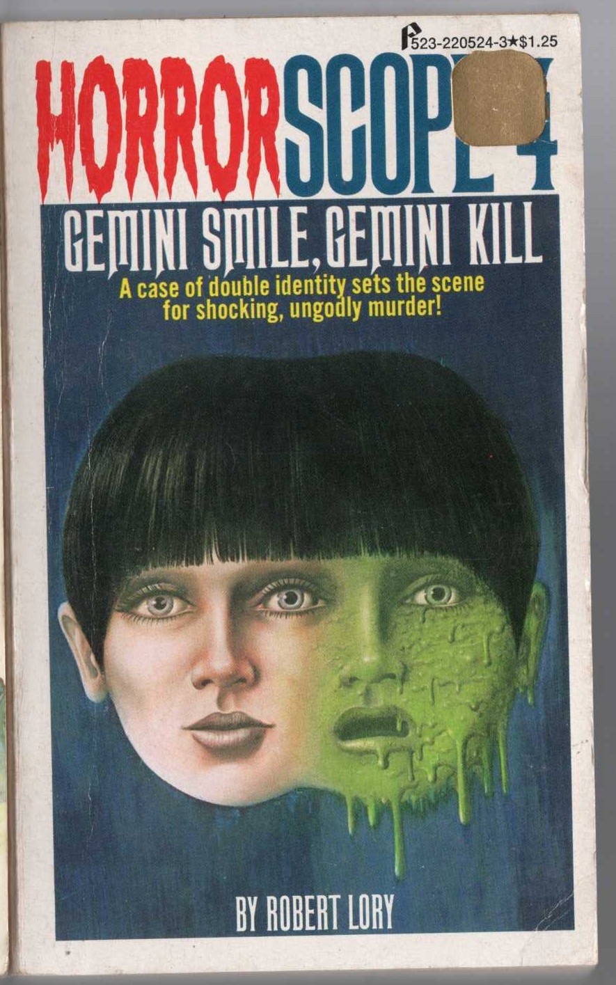 Robert Lory  HORRORSCOPE 4: GEMINI SMILE, GEMINI KILL front book cover image
