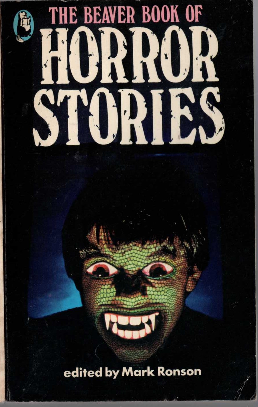 Mark Ronson (edits) THE BEAVER BOOK OF HORROR STORIES front book cover image