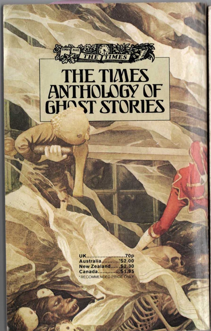 The Times  THE TIMES ANTHOLOGY OF GHOST STORIES magnified rear book cover image