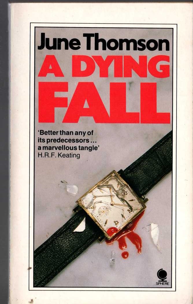 June Thomson  A DYING FALL front book cover image