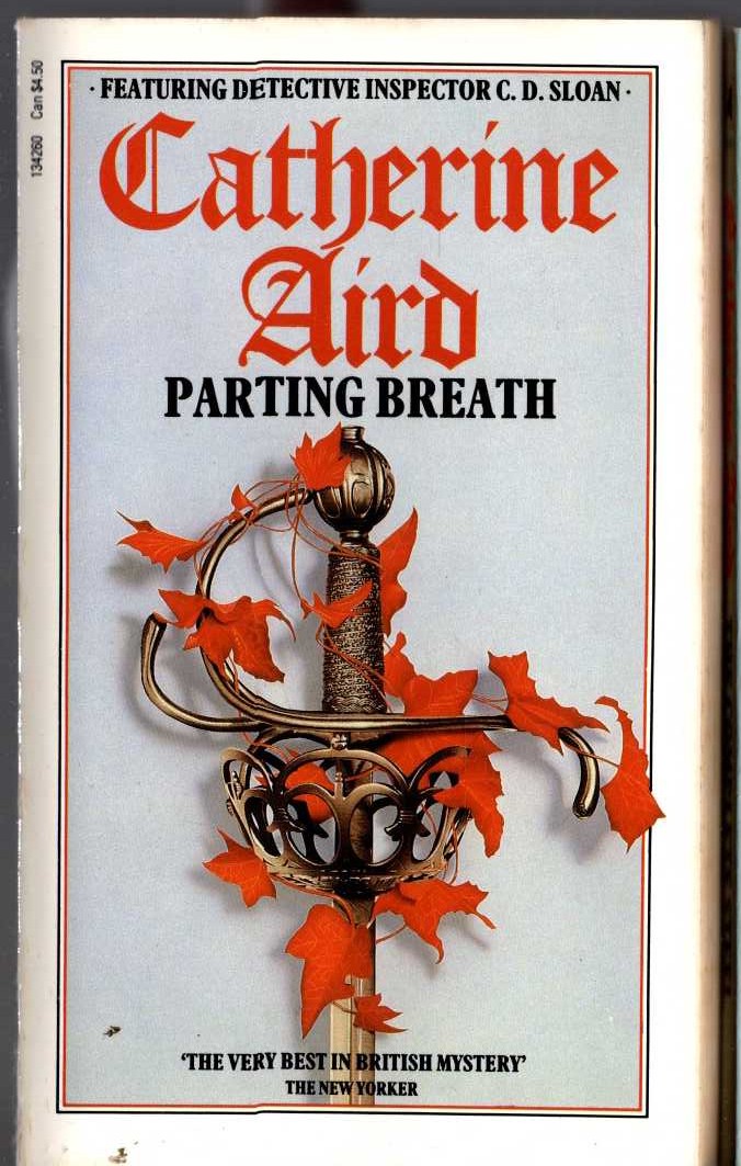 Catherine Aird  PARTING BREATH front book cover image