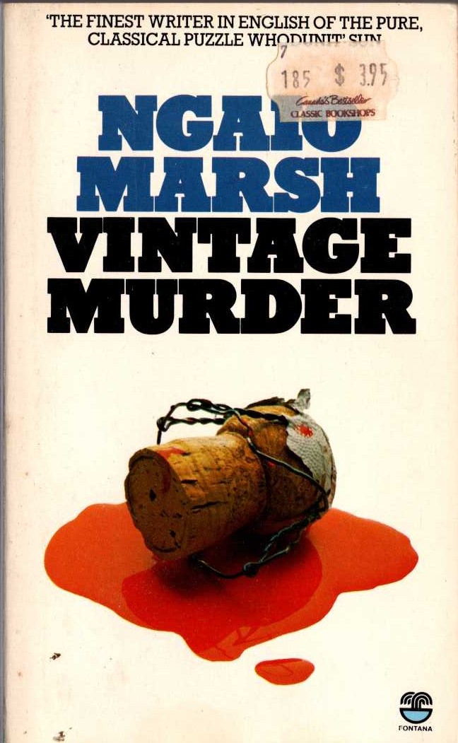 Ngaio Marsh  VINTAGE MURDER front book cover image