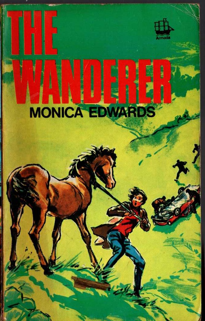 Monica Edwards  THE WANDERER front book cover image