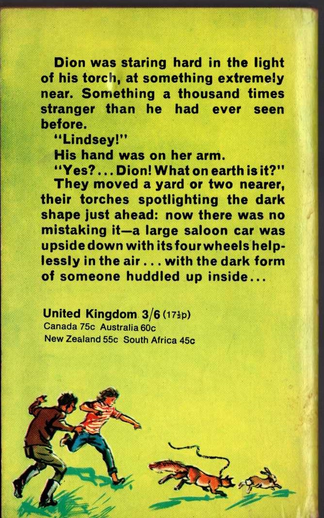 Monica Edwards  THE WANDERER magnified rear book cover image