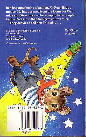 Michael Bond  HERE COMES THURSDAY! magnified rear book cover image