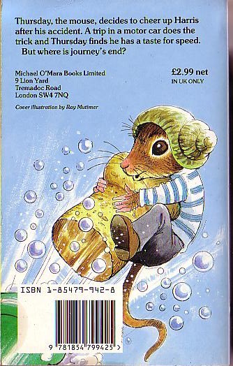 Michael Bond  THURSDAY RIDES AGAIN magnified rear book cover image
