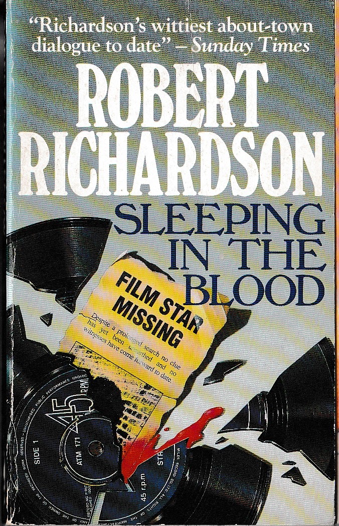 Robert Richardson  SLEEPING IN THE BLOOD front book cover image
