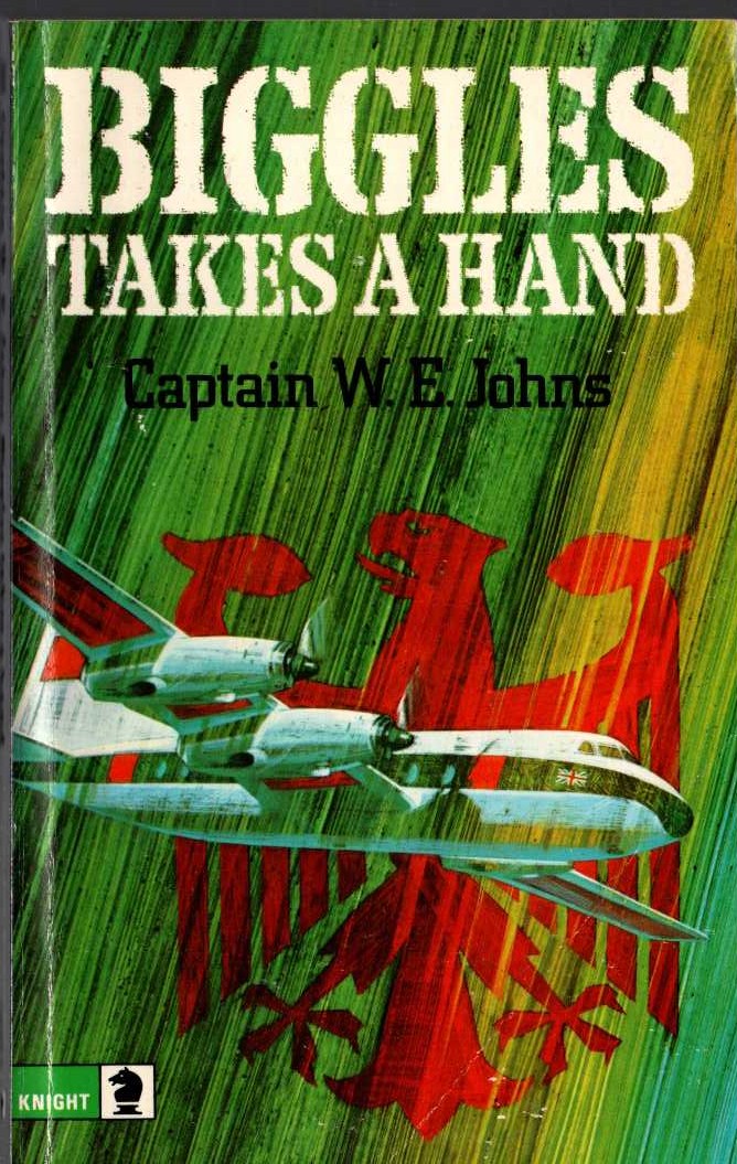 Captain W.E. Johns  BIGGLES TAKES A HAND front book cover image