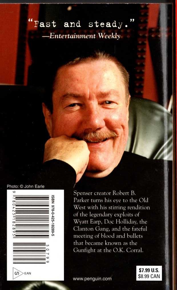 Robert B. Parker  GUNMAN'S RHAPSODY magnified rear book cover image
