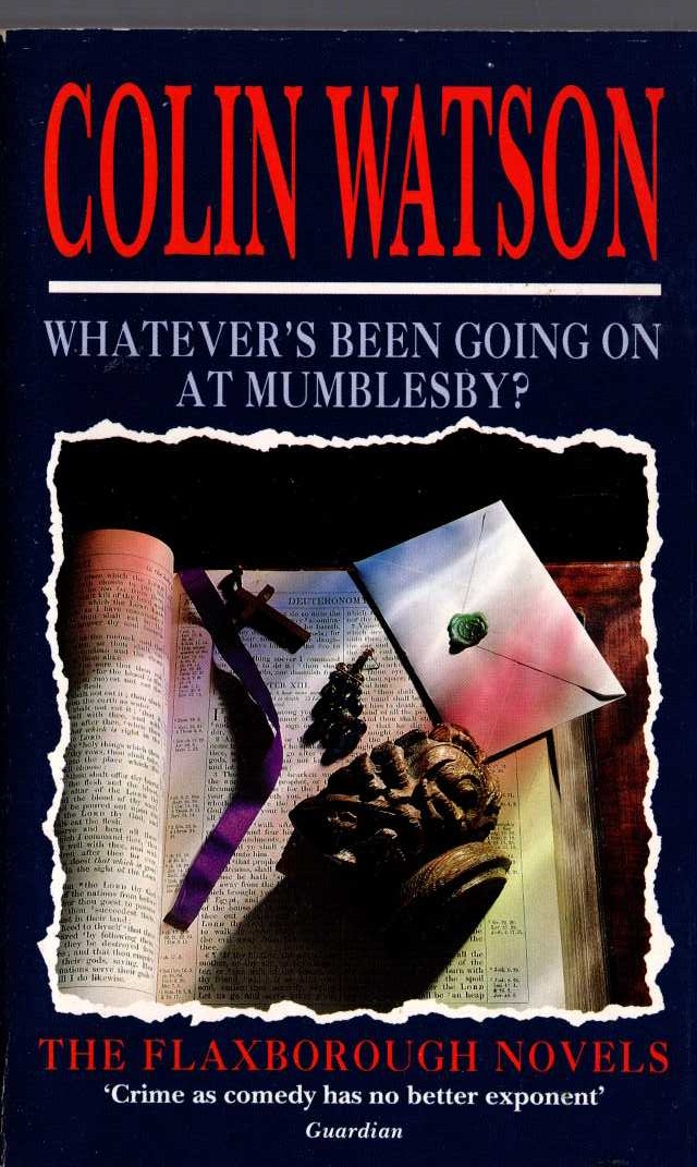 Colin Watson  WHATEVER'S BEEN GOING ON AT MUMBLESBY? front book cover image