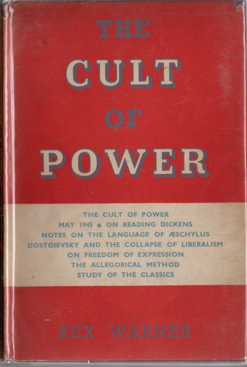 THE CULT OF POWER front book cover image