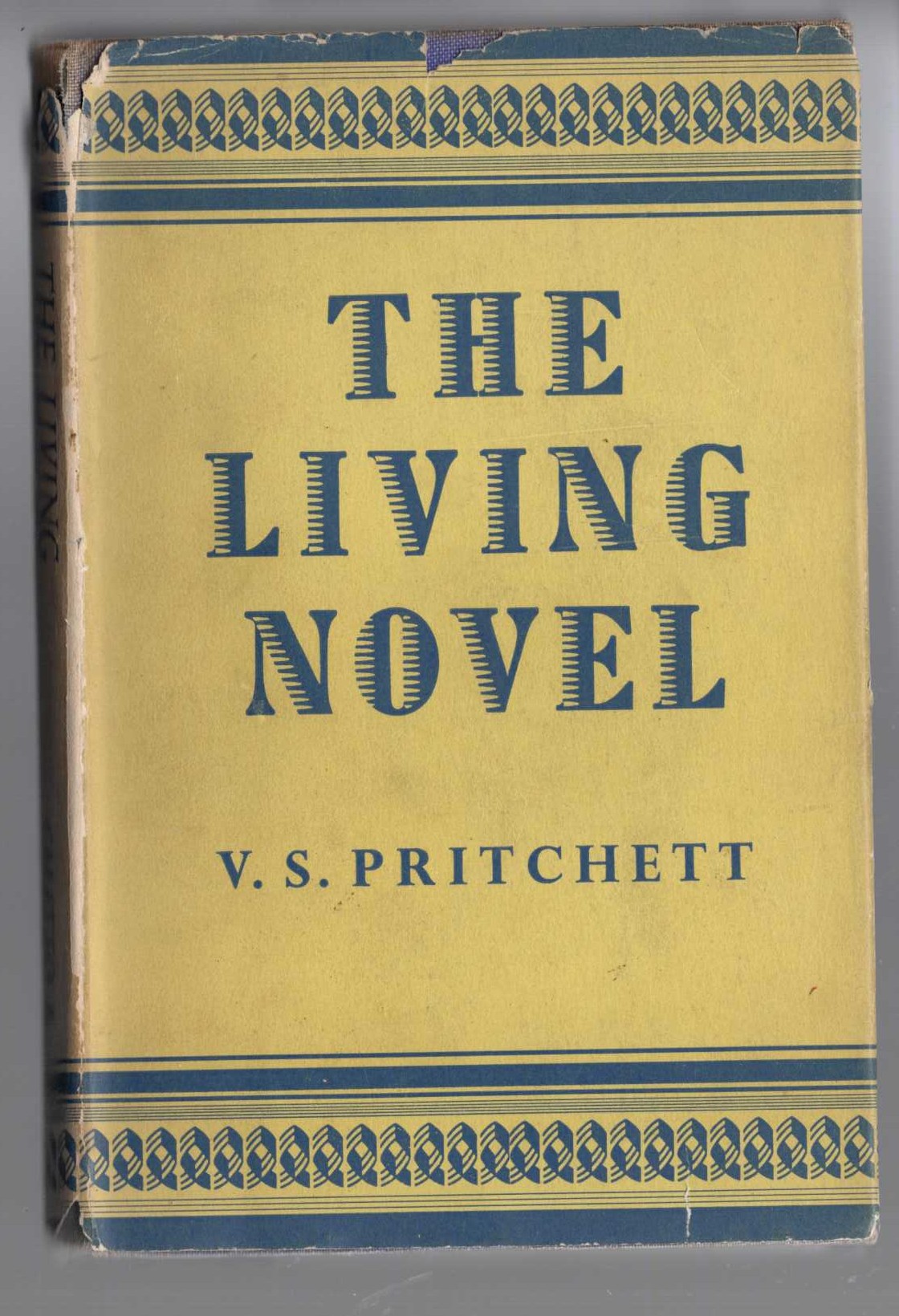 THE LIVING NOVEL front book cover image