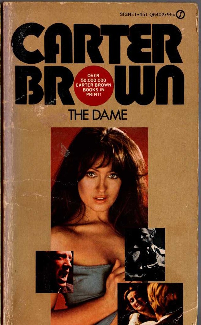 Carter Brown  THE DAME front book cover image