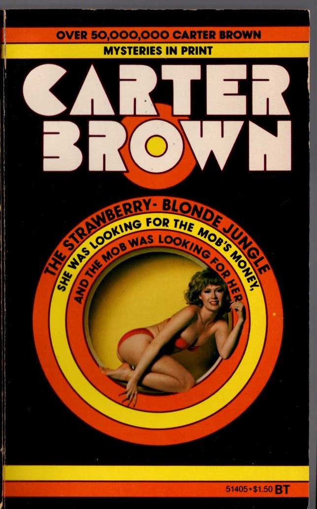 Carter Brown  THE STRAWBERRY-BLONDE JUNGLE front book cover image