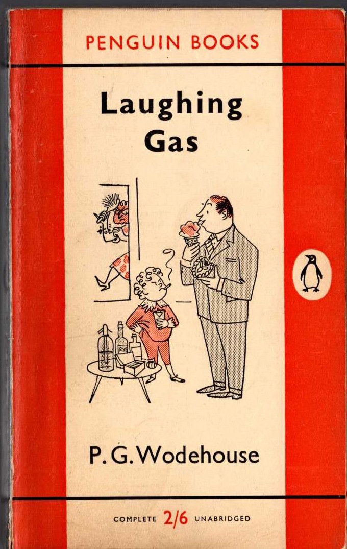 P.G. Wodehouse  LAUGHING GAS front book cover image