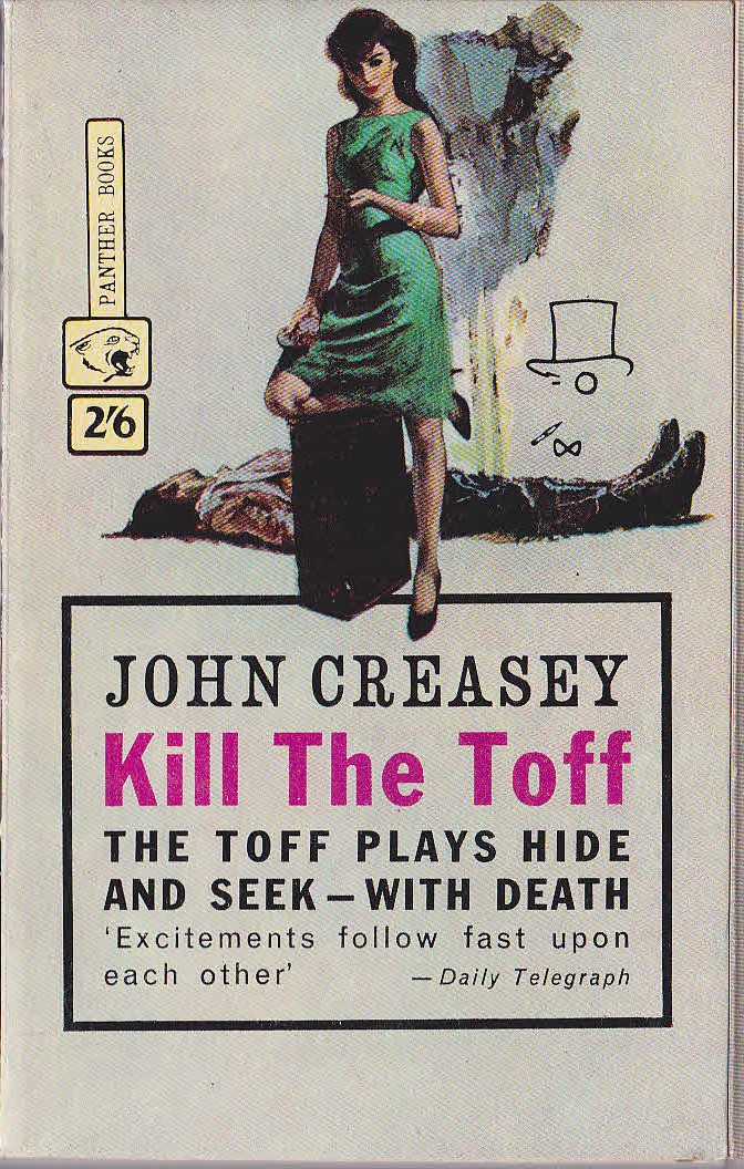 John Creasey  KILL THE TOFF front book cover image