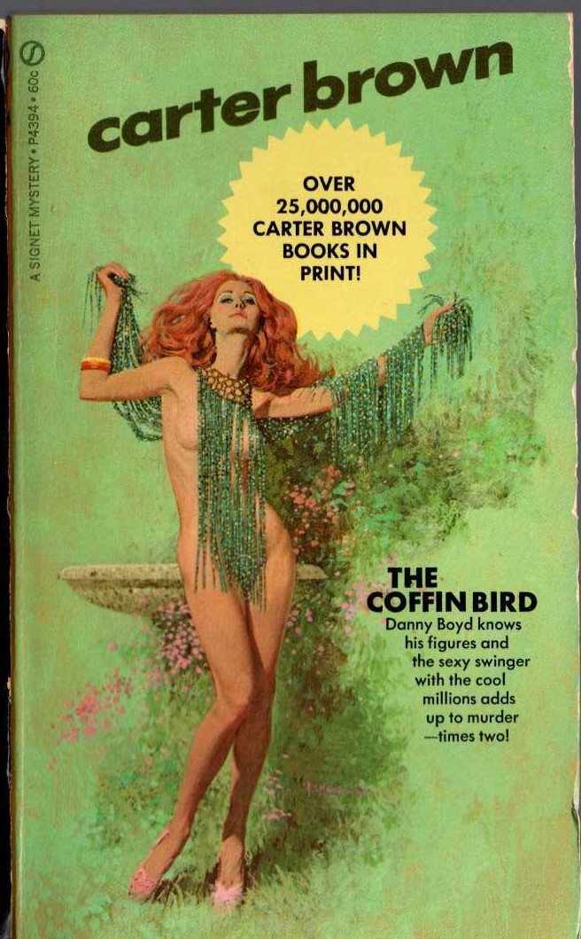 Carter Brown  THE COFFIN BIRD front book cover image