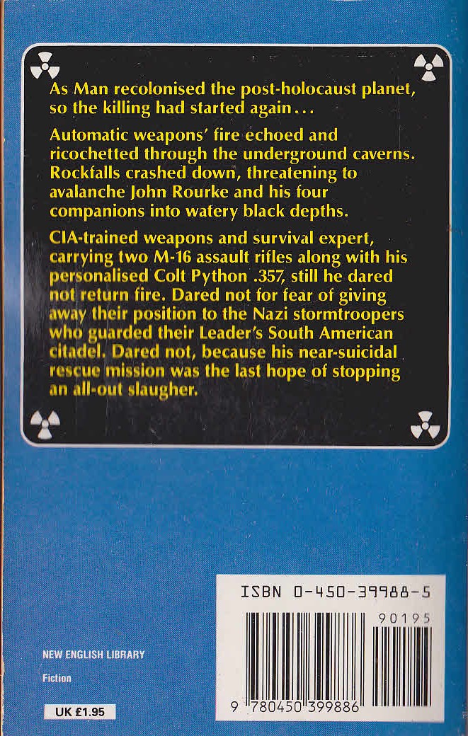 Jerry Ahern  THE SURVIVALIST: No.12: The Rebellion magnified rear book cover image