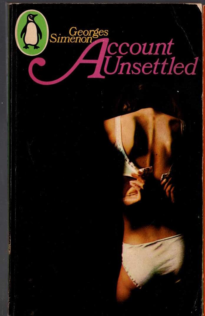 Georges Simenon  ACCOUNT UNSETTLED front book cover image