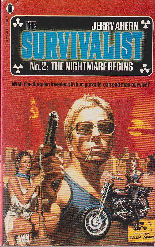 Jerry Ahern  THE SURVIVALIST No.2: The Nightmare Begins front book cover image