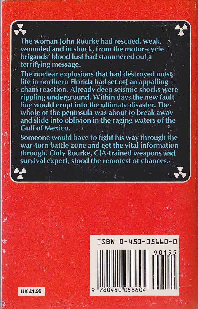 Jerry Ahern  THE SURVIVALIST No.4: The Doomsayer magnified rear book cover image