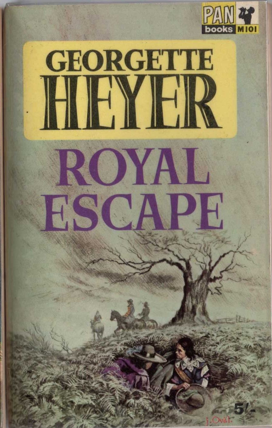 Georgette Heyer  ROYAL ESCAPE front book cover image