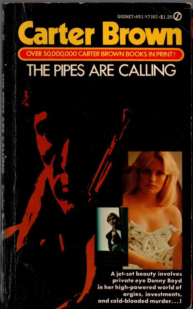 Carter Brown  THE PIPES ARE CALLING front book cover image