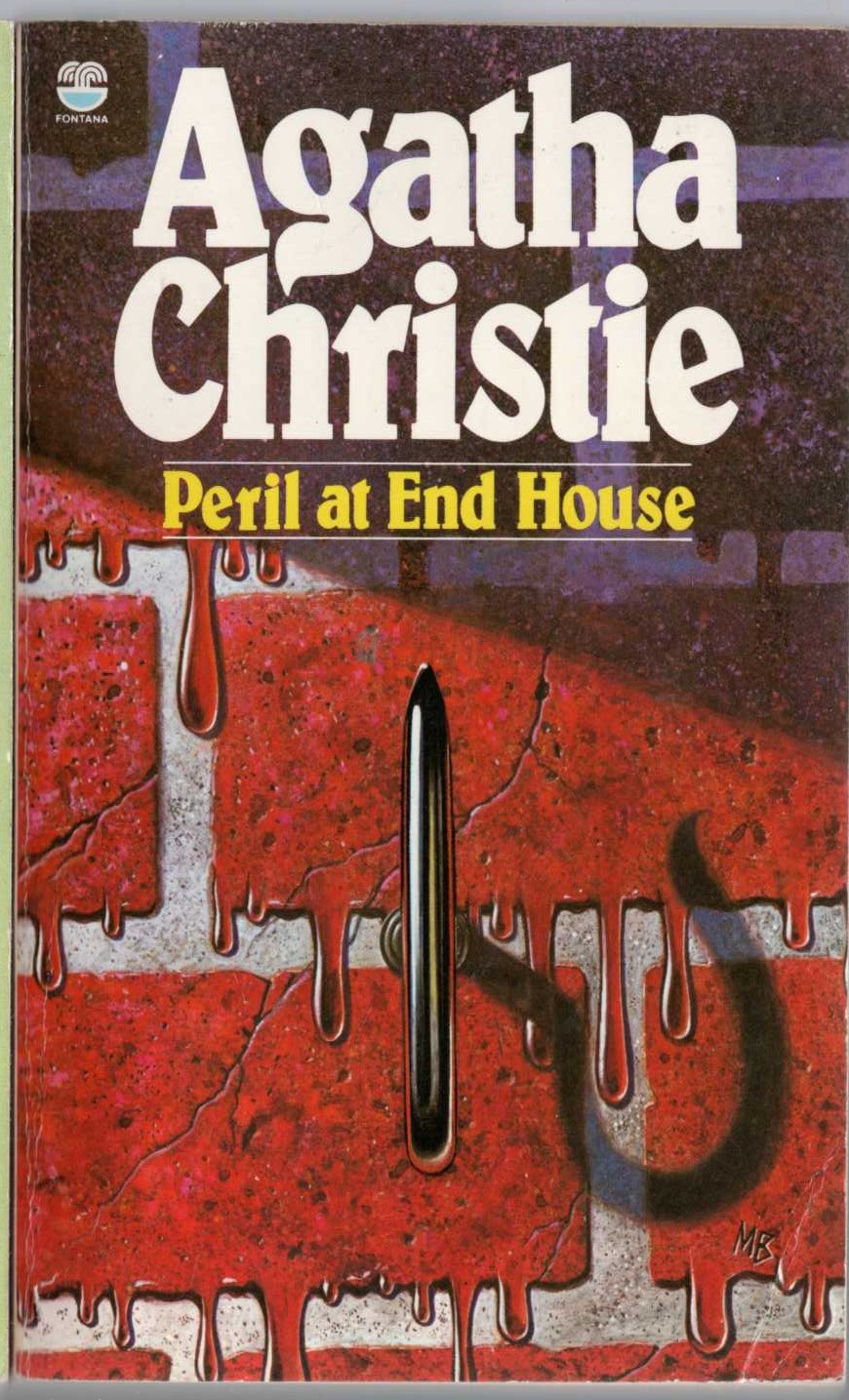 Agatha Christie  PERIL AT END HOUSE front book cover image