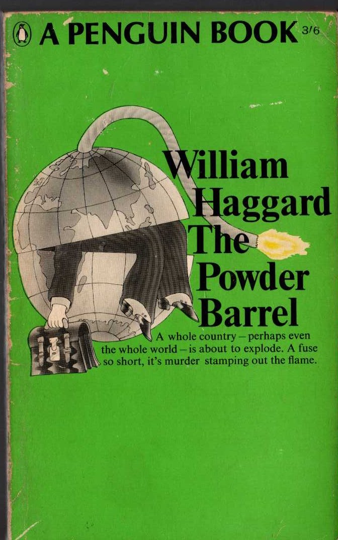 William Haggard  THE POWDER BARREL front book cover image