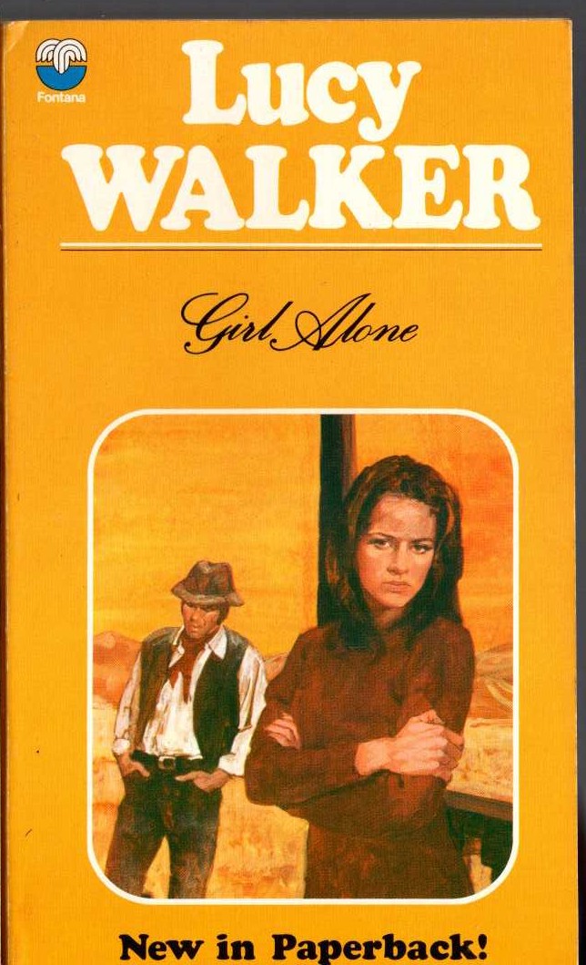 Lucy Walker  GIRL ALONE front book cover image