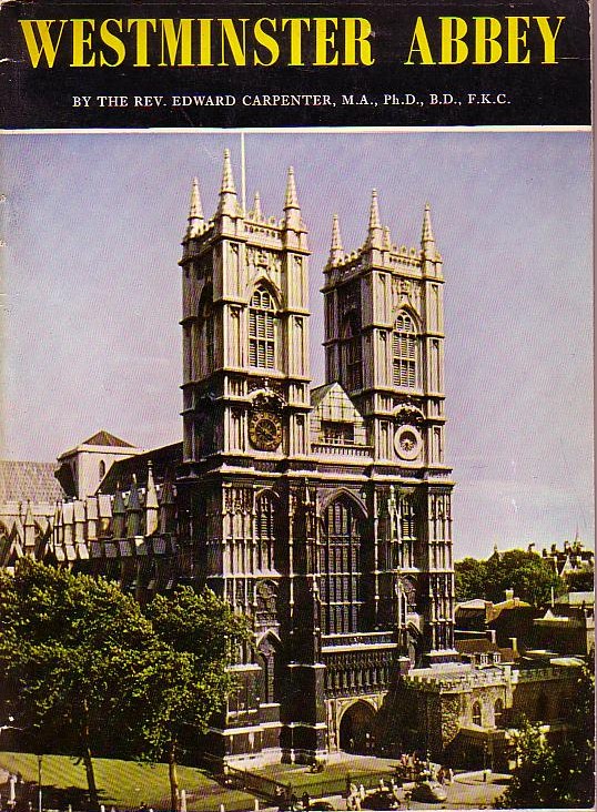 \ WESTMINSTER ABBEY by The Rev.Edward Carpenter front book cover image