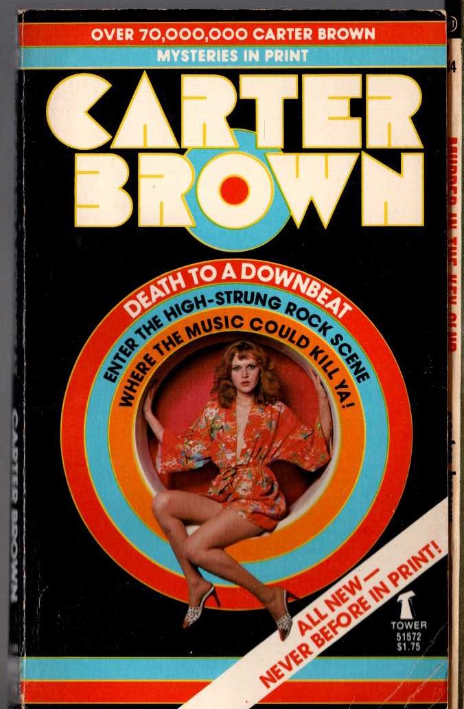 Carter Brown  DEATH OF A DOWNBEAT front book cover image
