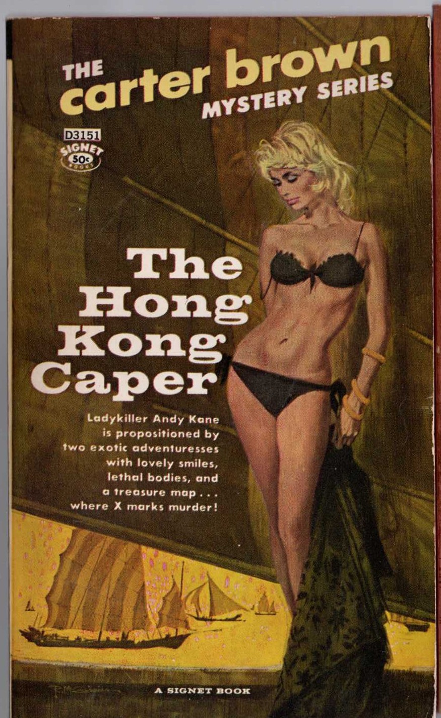 Carter Brown  THE HONG KONG CAPER front book cover image