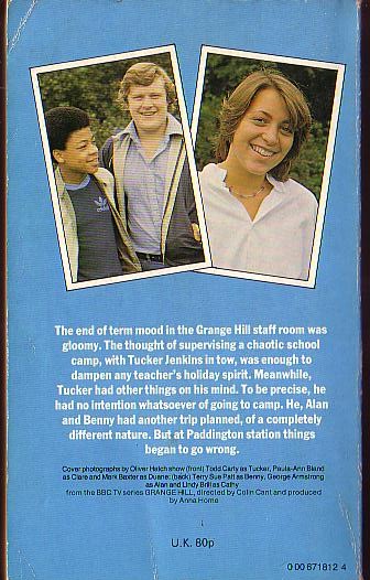 Robert Leeson  GRANGE HILL GOES WILD (BBC TV) magnified rear book cover image