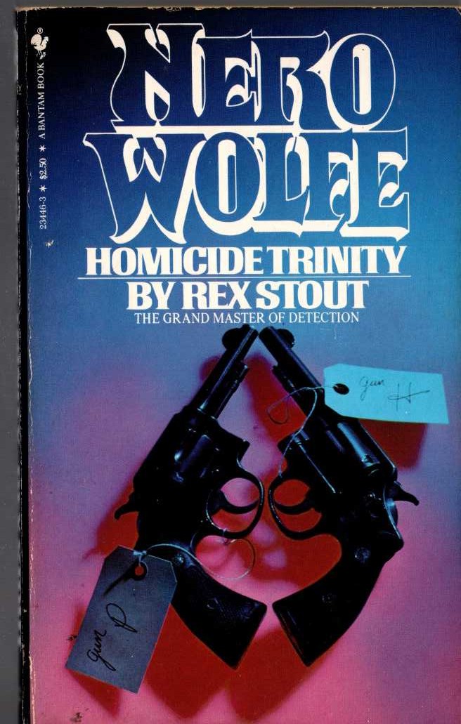 Rex Stout  HOMICIDE TRINITY front book cover image
