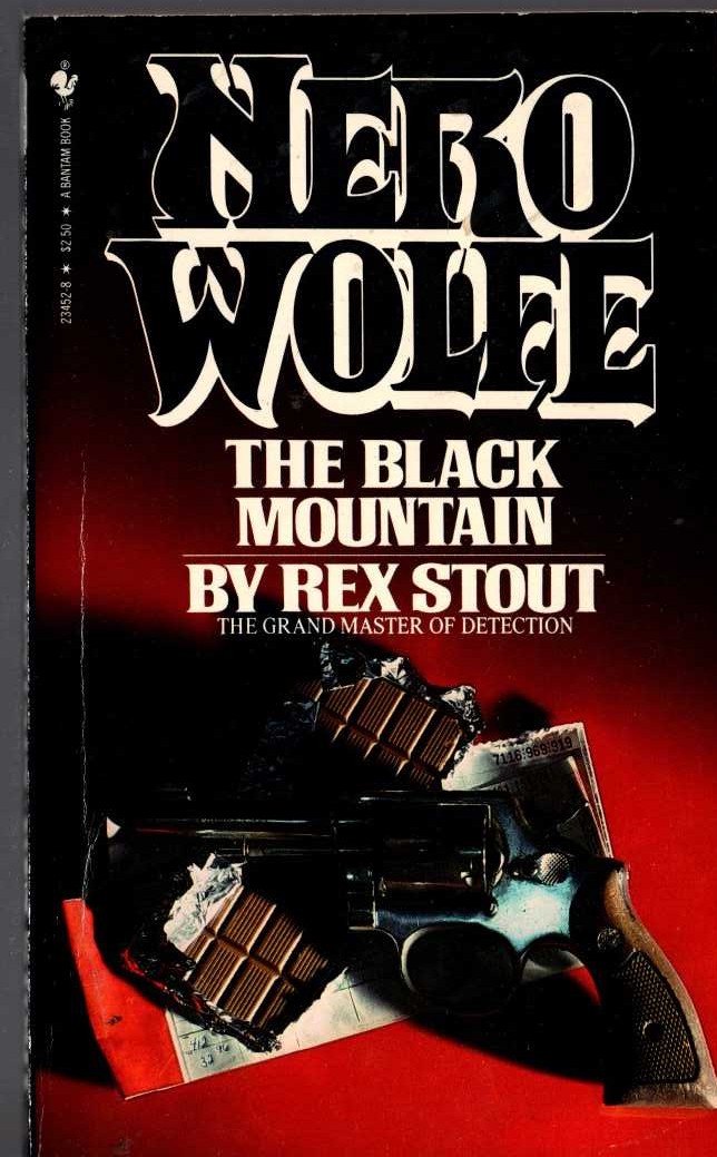 Rex Stout  THE BLACK MOUNTAIN front book cover image